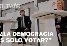 La profesora Marlene Wind ante Puigdemon, 22 Enero 2018