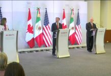 Secretary Tillerson at Press Availability with Mexican and Canadian Counterparts, 2 February 2018