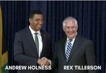 Secretary Tillerson at Press Availability with Prime Minister of Jamaica, 7 February 2018