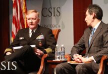 The Eastern Mediterranean: Admiral James G.Foggo III, Commander, US Naval Forces Europe, 12 February 2018