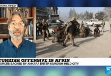 Turkish-led Forces »seize control» of City of Afrin, 18 March 2018