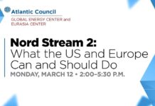 Nord Stream 2: What the US and Europe Can and Should Do,12 March 2018