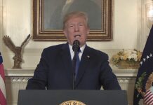 President Trump Delivers an Address to the Nation on Military Action,13 April 2018