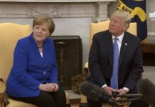 President Trump Meets with Chancellor Merkel of Germany, 27 April 2018