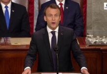 French President Macron Addresses joint Session of Congress, 25 April 2018