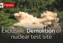 North Korea Blew up its Nuclear Site, 23 May 2018