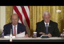 Vice President Pence Meets with the National Space Council, 18 June 2018