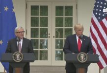 President Trump and the President of the European Commission Deliver Joint Statements, 25 July 2018