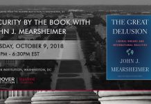 John Mearsheimer Discusses Book «The Great Delusion», 9 October 2018