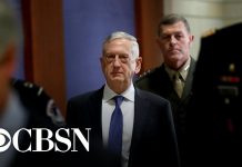 Defense Secretary Mattis Resigns, Citing Policy Disagreements with President Trump, 21 December 2018