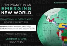 Governance In an Emerging New World: Latin America, 4 December 2018