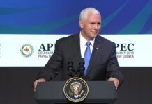 Vice President Mike Pence of the United States at the APEC CEO Summit 2018, 21 November 2018