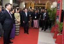 President Xi in Myanmar, 18 January 2020