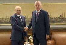 Putin in Turkey, 8 January 2020
