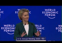 President von der Leyen during World Economic Forum: «This is about Europe Shaping its Own Tuture.» 22 January 2020