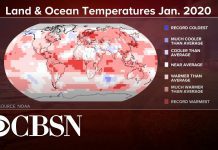 January 2020 Was Hottest on Record, while Antarctica is Warmer than it’s ever Been, 14 February 2020
