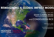 Reimagining A Global Impact Model: Sean Cairncross (Millennium Challenge Corp) And Condoleezza Rice, 10 March 2020