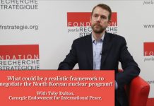 What Could be a Realistic Framework to Negotiate the North Korean Nuclear Program? With Toby Dalton, 13 March 2020