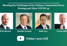 Meeting the Challenge of the Chinese Communist Party During and After COVID-19, 17 April 2020