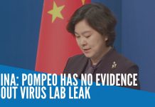 Pompeo Has no Evidence about Virus Lab Leak: China, 6 May 2020