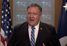 Pompeo Steadfast in Blaming China for Virus, 6 May 2020