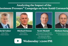 Analyzing the Impact of the «Maximum Pressure» Campaign on Iran amid Coronavirus, 6 May 2020