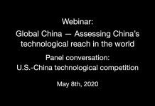 Assessing China’s Technological Reach in the World: Part 2, 8 May 2020