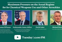 Maximum Pressure on the Assad Regime for its Chemical Weapons Use and Other Atrocities, 12 May 2020