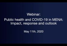 Public Health and COVID-19 in MENA: Impact, Response and Outlook, 12 May 2020