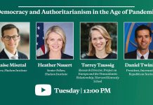 Democracy and Authoritarianism in the Age of Pandemic, 28 April 2020