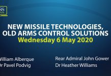 New Missile Technologies, Old Arms Control Solutions, 12 May 2020