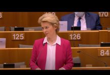 EP Plenary Session on the MFF and the EU Recovery Package with President von der Leyen, 27 May 2020