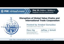 Disruption of Global Value Chains and International Trade Cooperation 22 May 2020