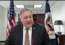 Secretary Pompeo Remarks at the Foreign Ministers of the Global Coalition to Defeat ISIS Meeting.4 June 2020