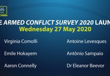 The Armed Conflict Survey 2020 Launch, 28 May 2020