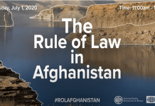 The Rule of Law in Afghanistan: Insights from the World Justice Project’s New Report, 1 July 2020