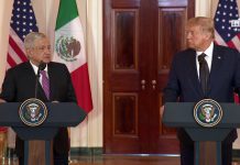 President Trump Delivers a Joint Press Statement with the President of the United Mexican States, 10 July 2020