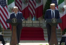 President Trump Signs a Joint Declaration with the President of the United Mexican States 10 July 2020