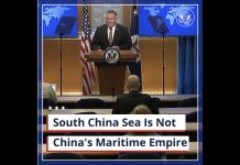 Secretary Pompeo: South China Sea Is not China’s Maritime, 14 July 2020