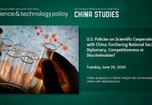 US Policies on Scientific Cooperation with China, 30 June 2020