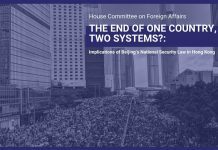The End of One Country, Two Systems?: Implications of Beijing’s National Security Law in Hong Kong, 1 July 2020