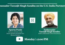 Ambassador Taranjit Singh Sandhu on the U.S.-India Partnership, 29 June 2020