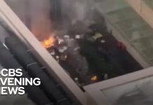 Documents Burn after U.S. Orders China to Close Consulate in Houston, 23 July 2020