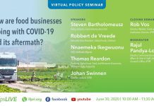 How Are Food Businesses Coping with COVID-19 and its Aftermath? 1 July 2020