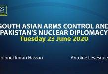 South Asian Arms Control and Pakistan’s Nuclear Diplomacy, 24 June 2020