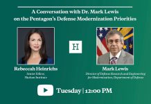 A Conversation with Dr. Mark Lewis on the Pentagon’s Defense Modernization Priorities, 30 June 2020