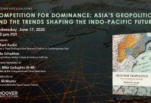 Competition for Dominance: Asia’s Geopolitics And The Trends Shaping The Indo-Pacific Future, 20 June 2020