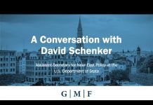 A Conversation with David Schenker, Assistant Secretary for Near Eastern Affairs, State Department, 17 July 2020