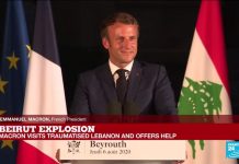 Beirut – Macron’s Speech: «Reforms are needed», 6 August 2020