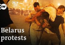 Violent Protests in Belarus after Lukashenko Claims Election Victory, 10 August 2020